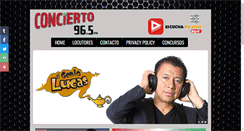 Desktop Screenshot of concierto965.com